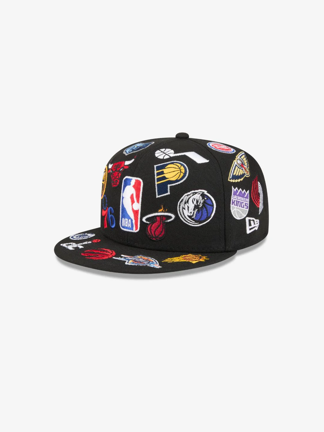 New Era NBA All Over Black 59FIFTY Fitted Cap