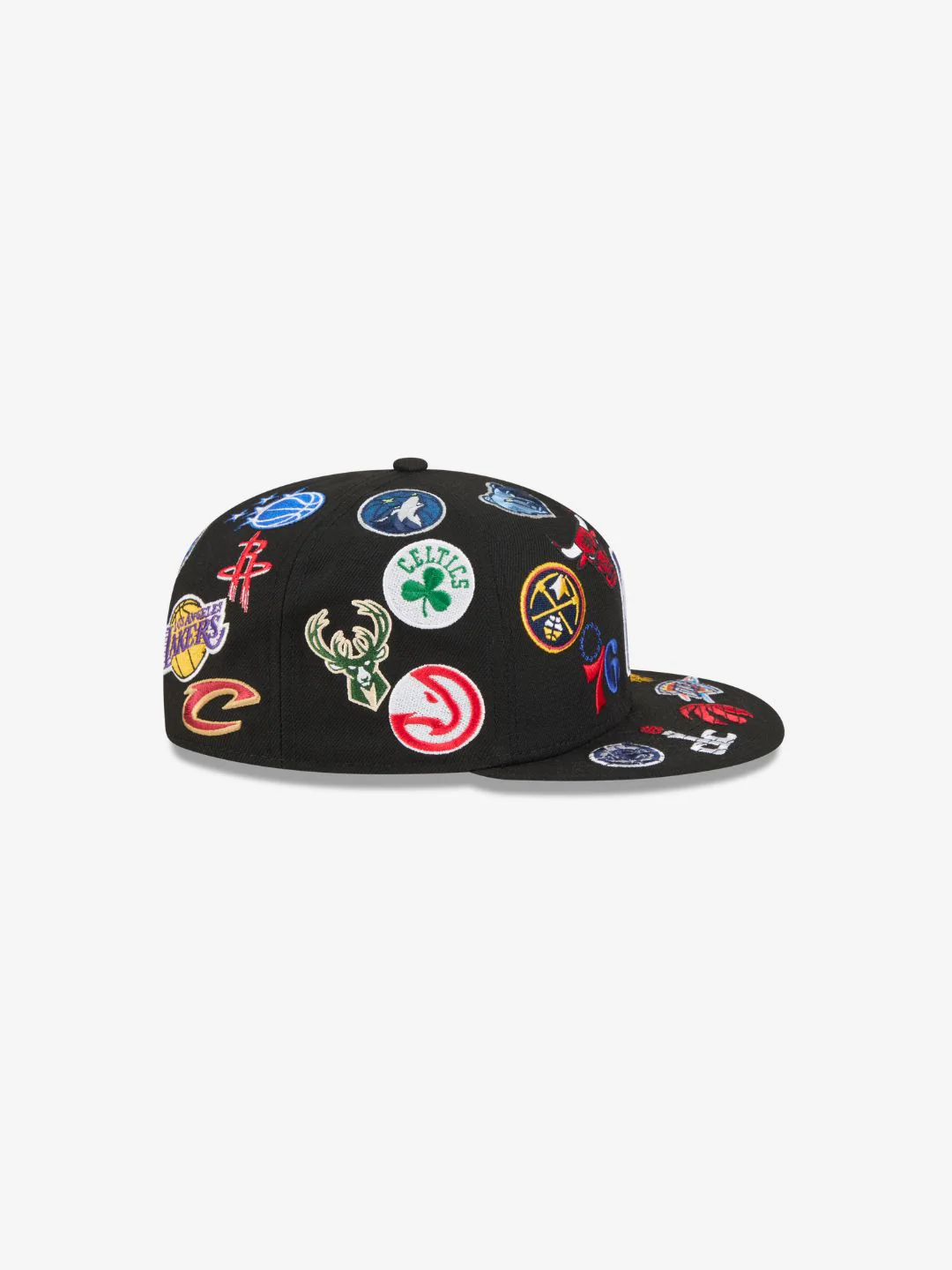 New Era NBA All Over Black 59FIFTY Fitted Cap - Image 5