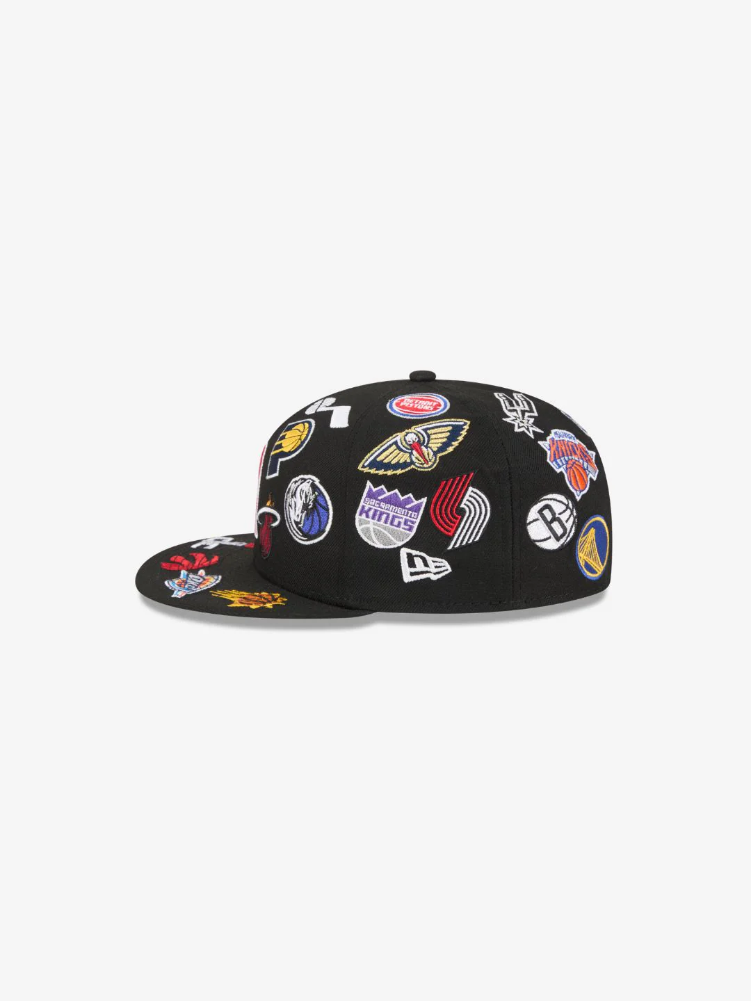 New Era NBA All Over Black 59FIFTY Fitted Cap - Image 6
