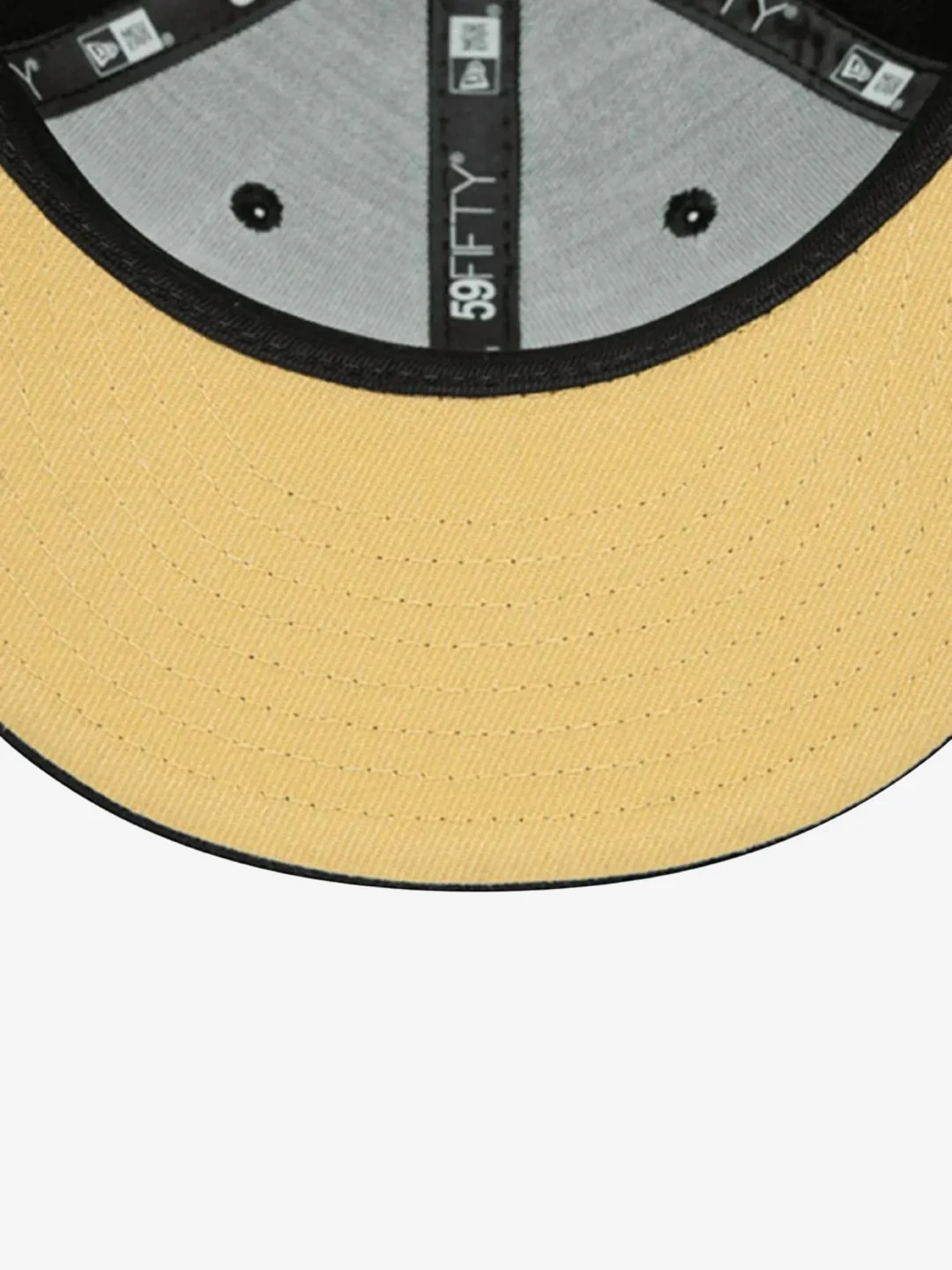 New Era New York Wordmark 100th Anniversary Black/Gold 59FIFTY Fitted Cap - Image 6