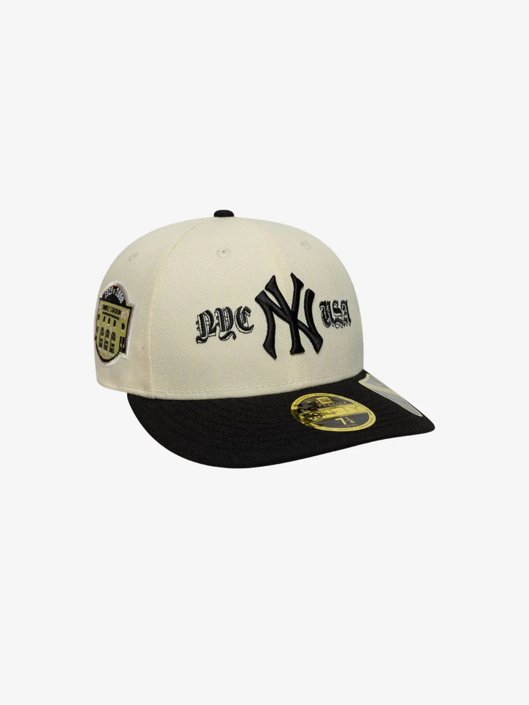 New Era New York Yankees MLB Cooperstown Cream Low Profile 59FIFTY Fitted Cap - Image 3