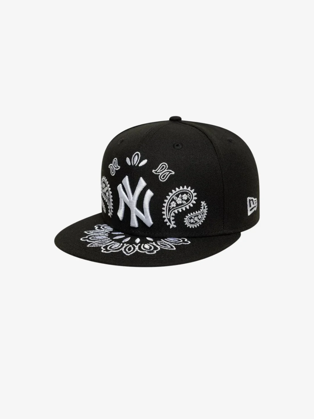 New Era New York Yankees MLB Paisley Black 59FIFTY Fitted Cap