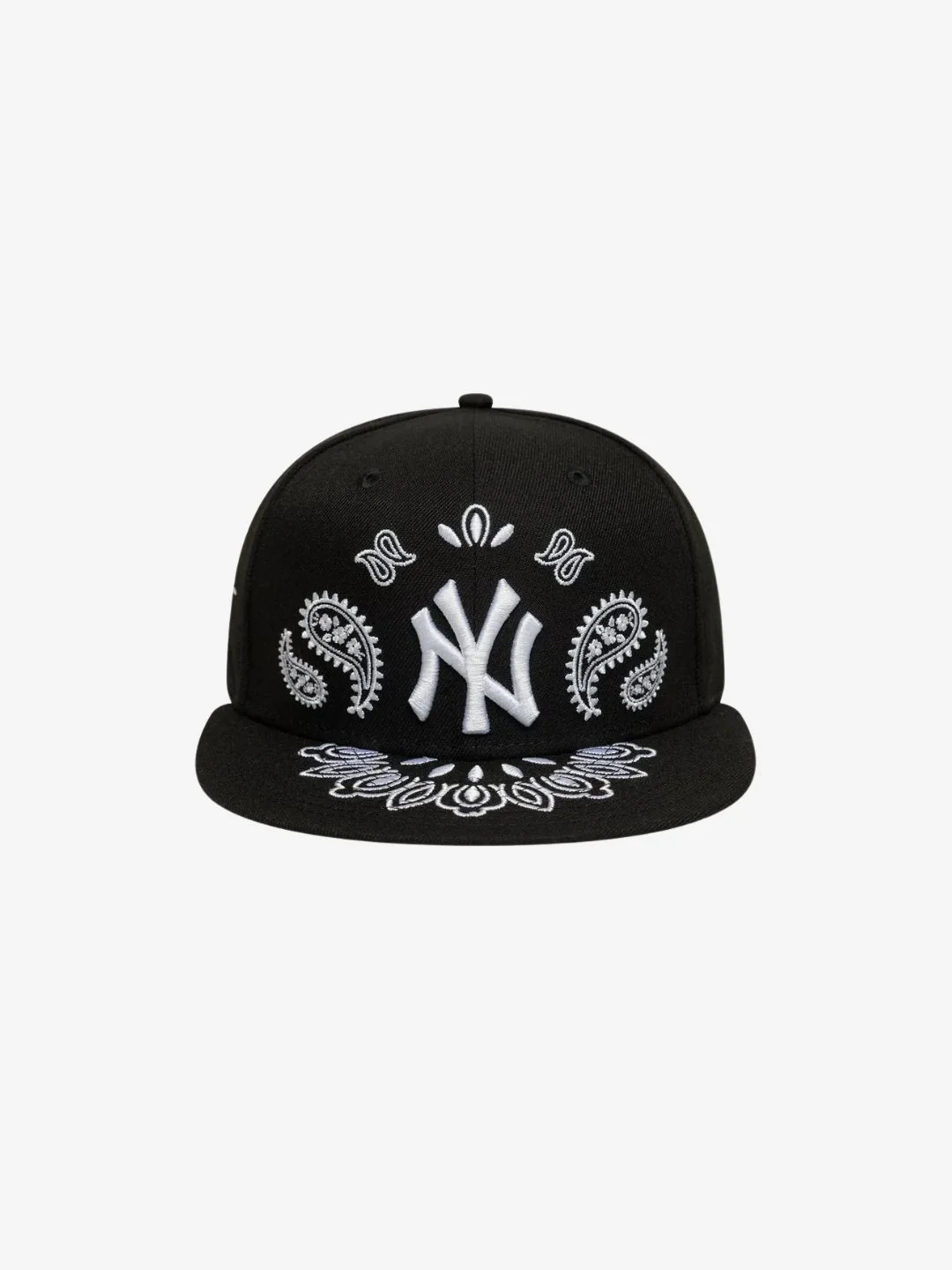 New Era New York Yankees MLB Paisley Black 59FIFTY Fitted Cap - Image 2