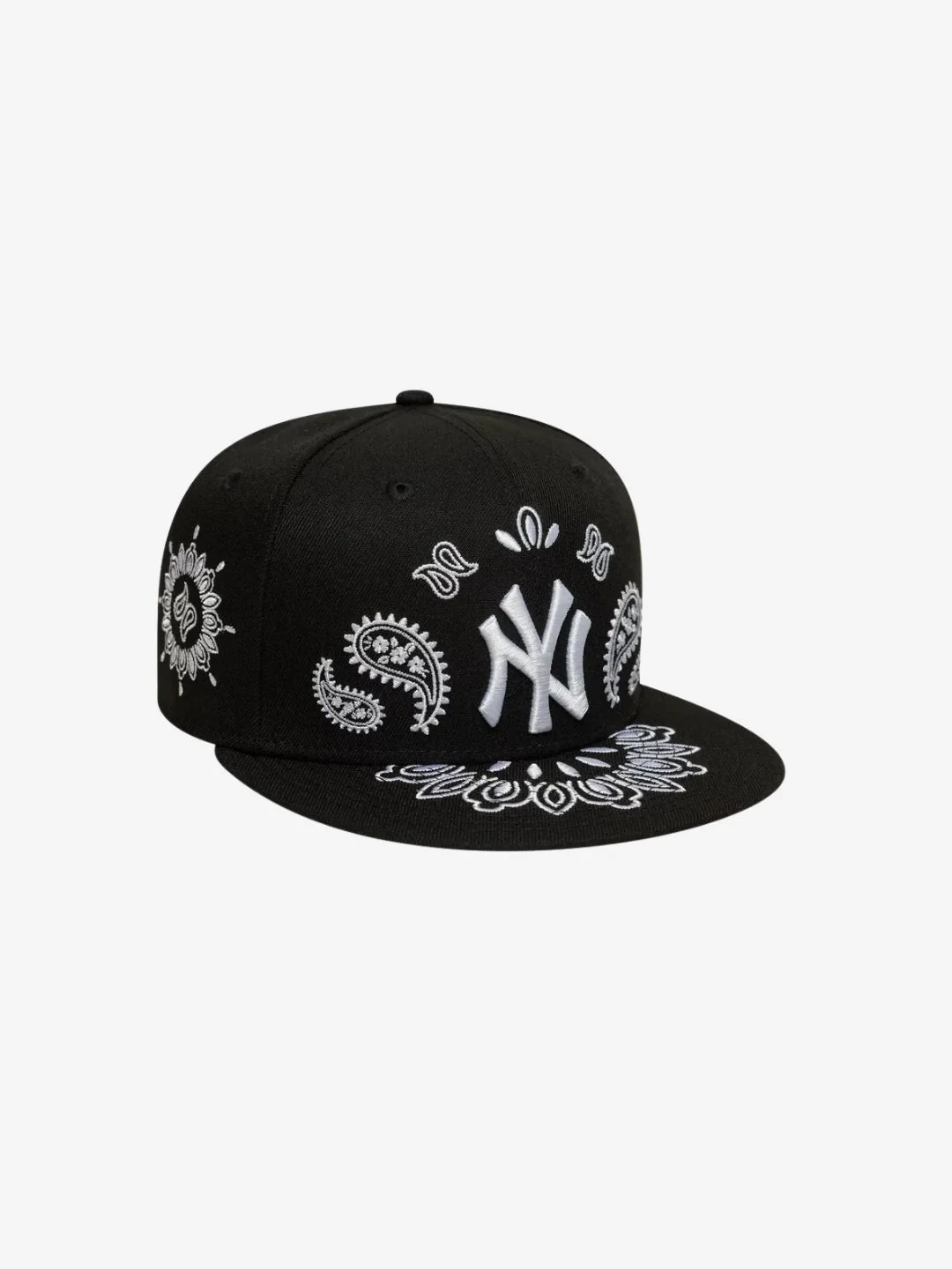 New Era New York Yankees MLB Paisley Black 59FIFTY Fitted Cap - Image 3