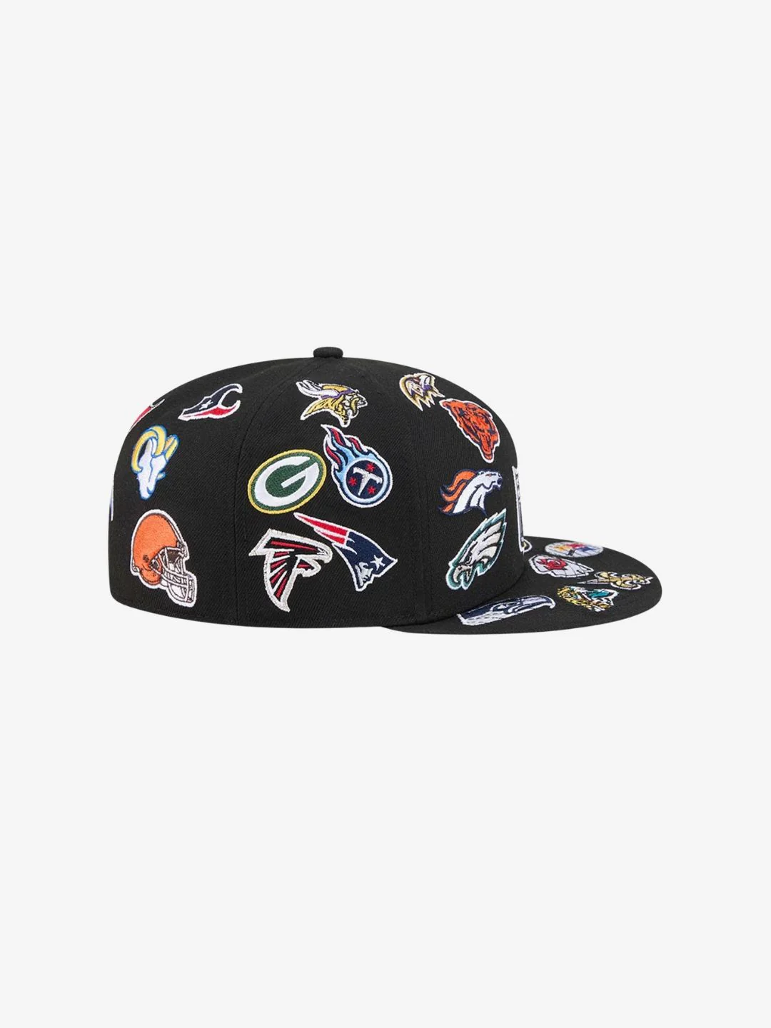 New Era NFL All Over Black 59FIFTY Fitted Cap - Image 5