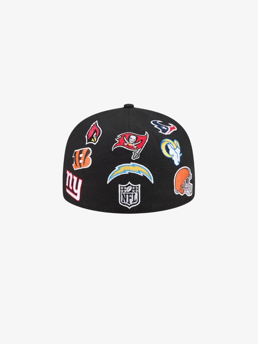 New Era NFL All Over Black 59FIFTY Fitted Cap - Image 6