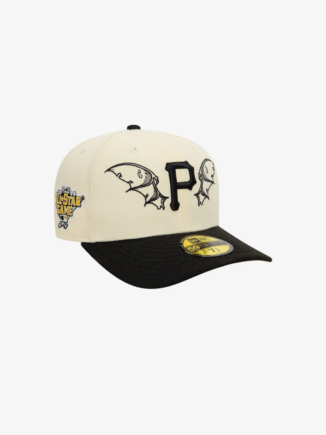 New Era Pittsburgh Pirates MLB Team Wings Light Beige 59FIFTY Fitted Cap - Image 3