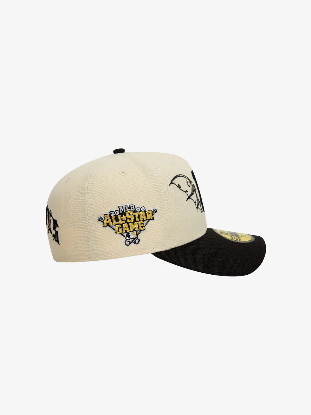 New Era Pittsburgh Pirates MLB Team Wings Light Beige 59FIFTY Fitted Cap - Image 5