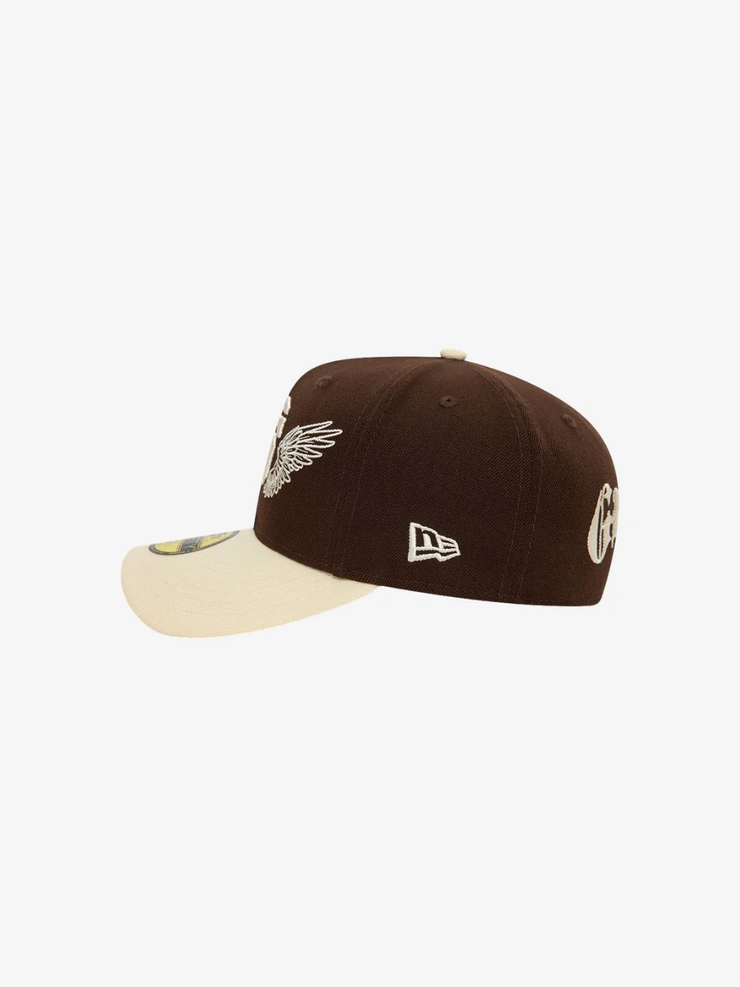 New Era San Francisco Giants MLB Team Wings Dark Brown 59FIFTY Fitted Cap - Image 4