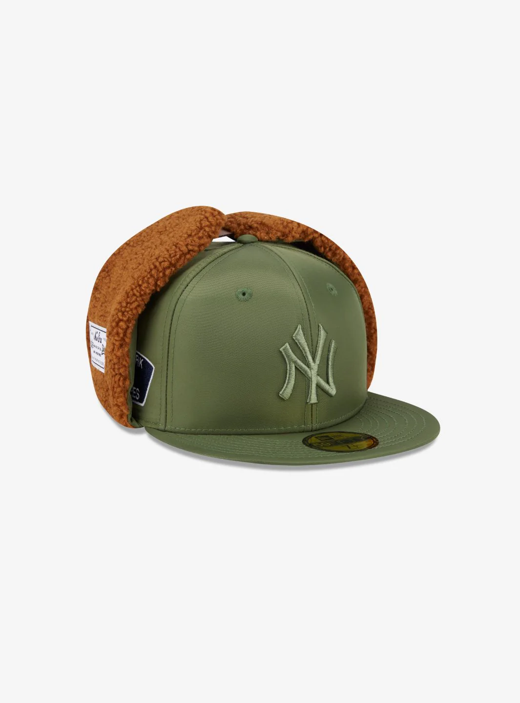 New Era x Alpha Industries 59FIFTY Olive Green Dog Ear Fitted Cap - Image 3
