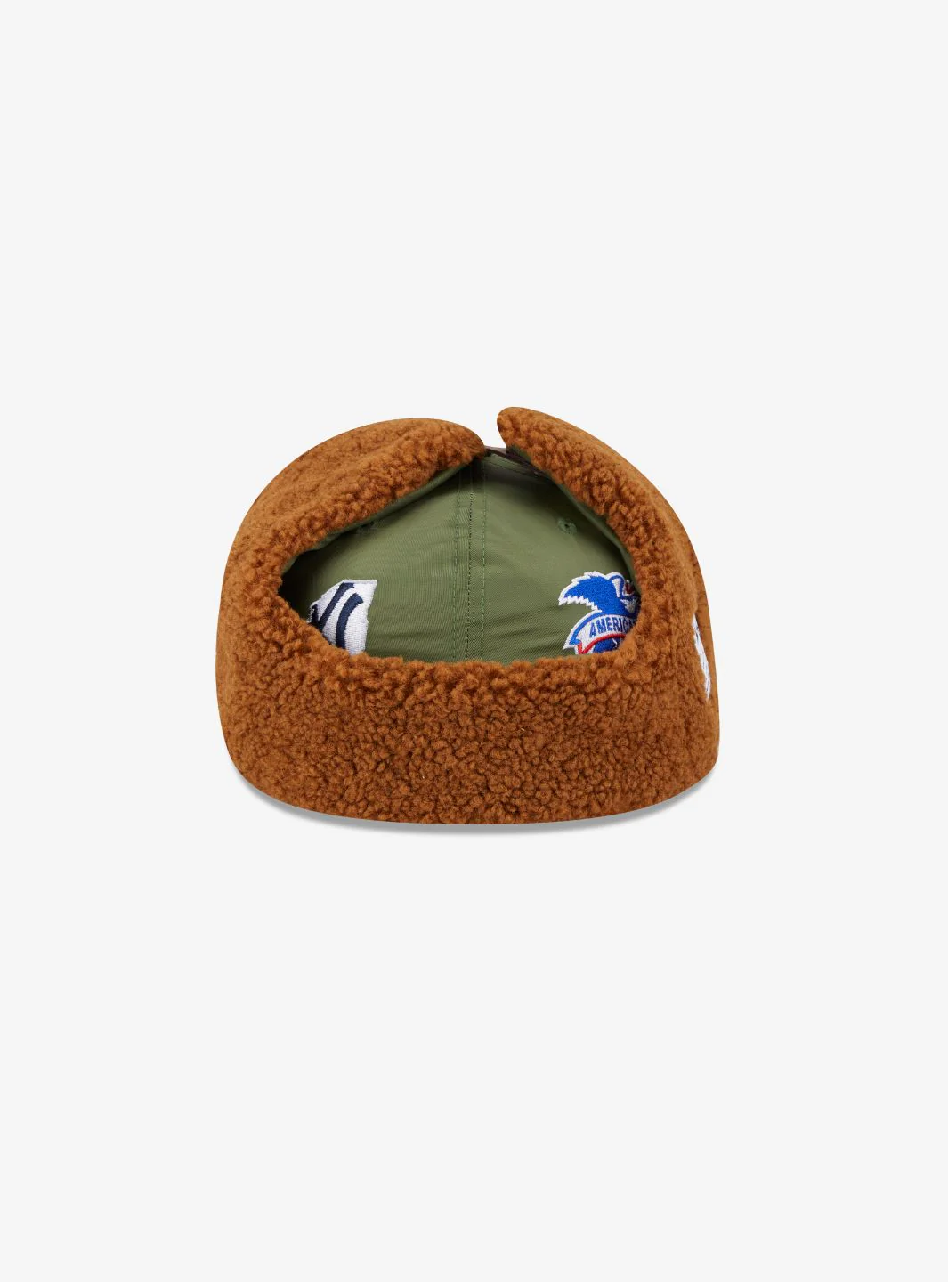 New Era x Alpha Industries 59FIFTY Olive Green Dog Ear Fitted Cap - Image 6