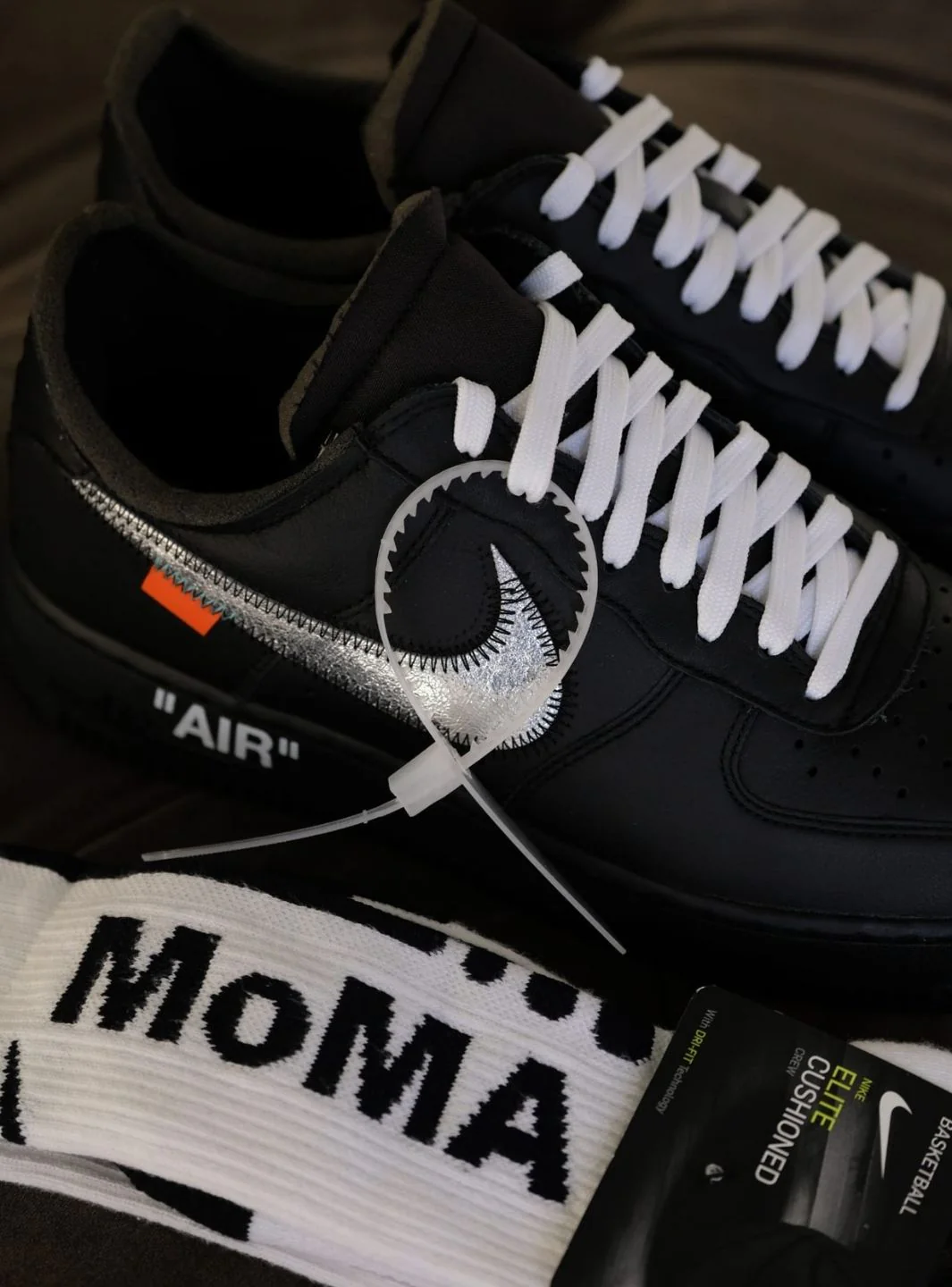 Nike Air Force 1 Low '07 Off-White MoMA (with Socks) - Image 10