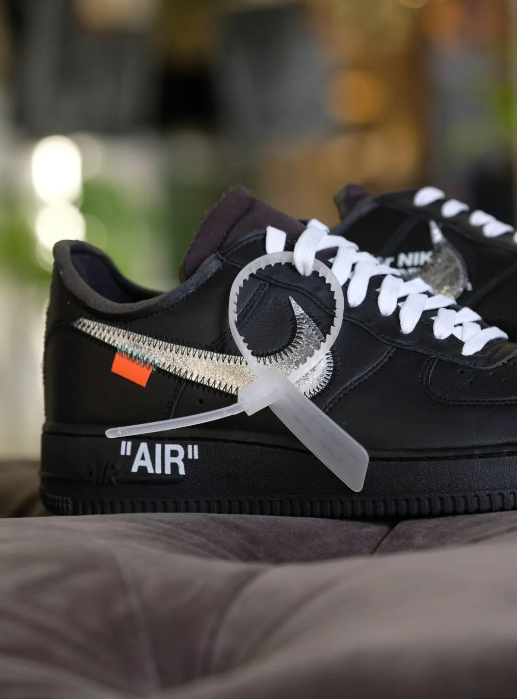 Nike Air Force 1 Low '07 Off-White MoMA (with Socks) - Image 11