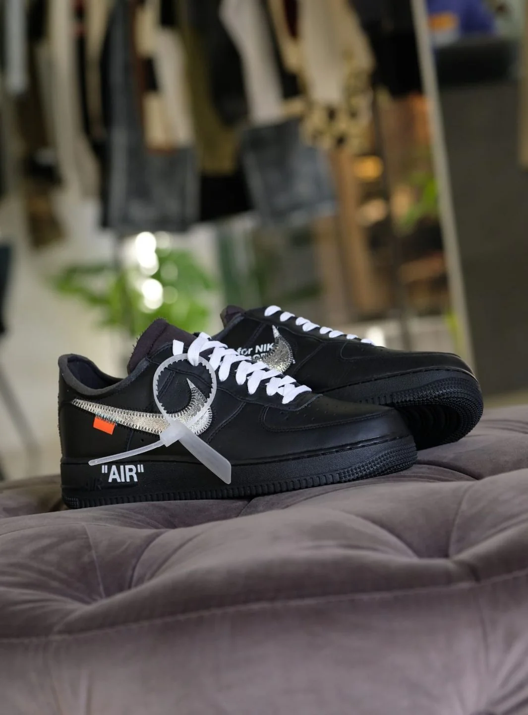 Nike Air Force 1 Low '07 Off-White MoMA (with Socks) - Image 18