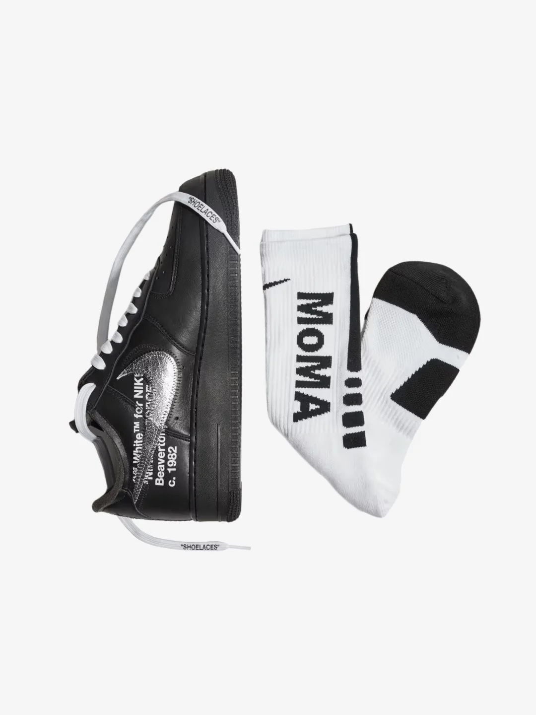 Nike Air Force 1 Low '07 Off-White MoMA (with Socks) - Image 6