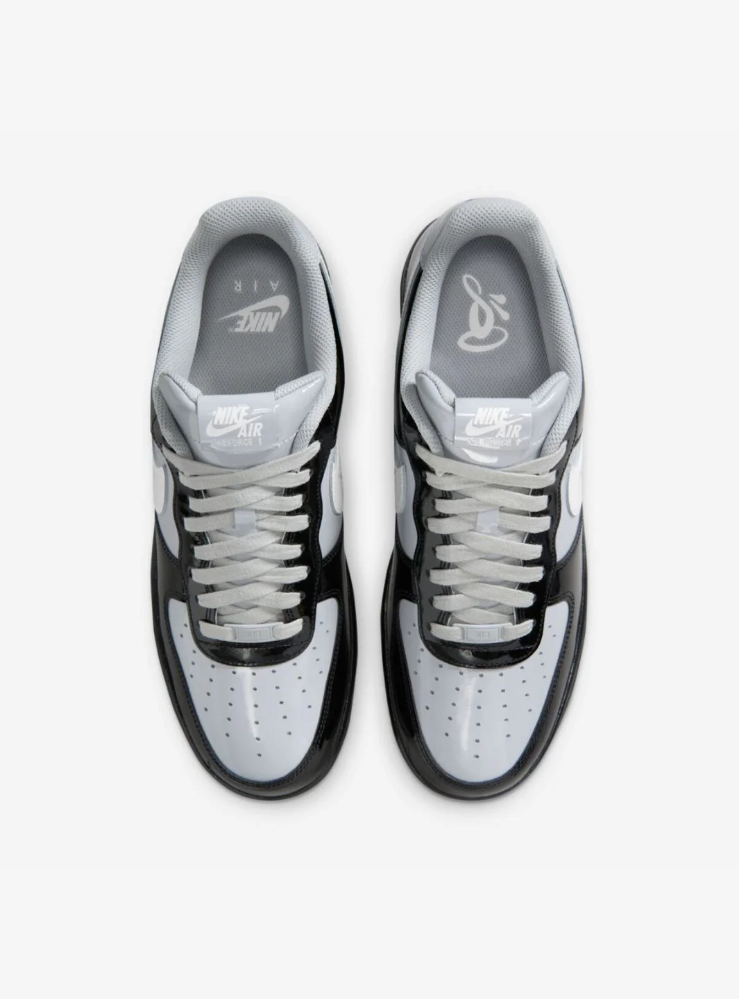 Nike Air Force 1 Low Central Cee Black White Smoke Grey - Image 4