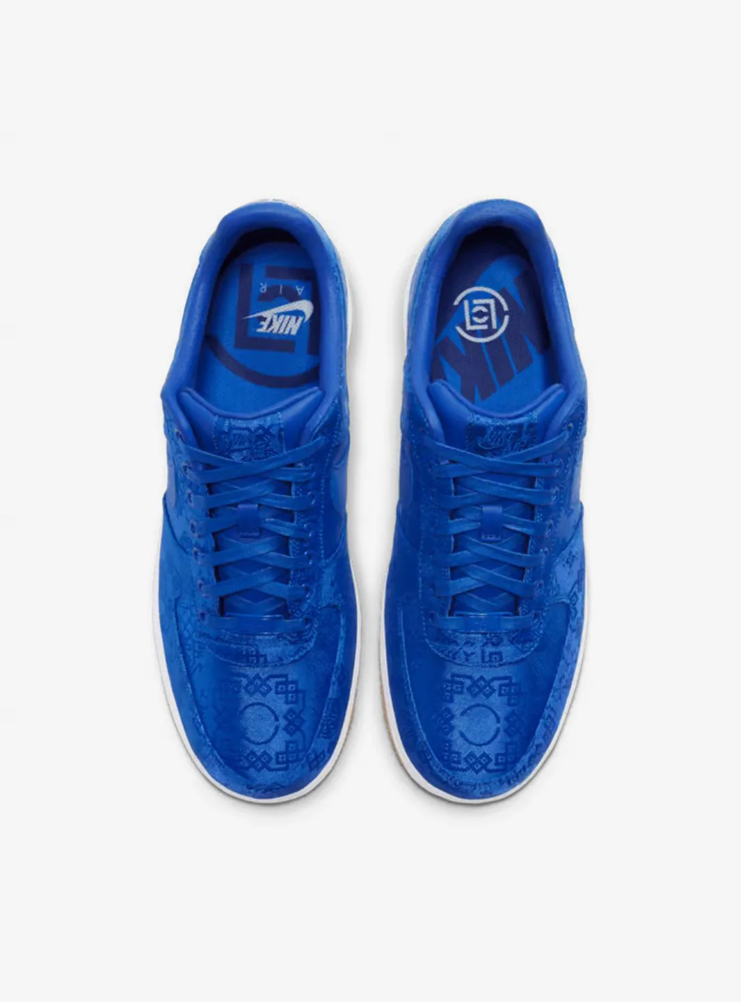 Nike Air Force 1 Low CLOT Blue Silk - Image 3