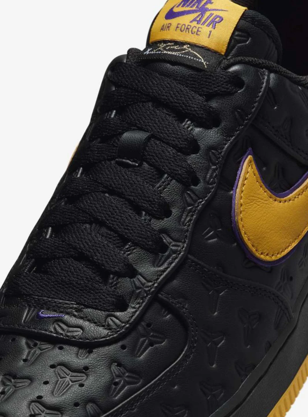 Nike Air Force 1 Low Kobe Bryant Lakers Away (Numbered Edition of 8000) - Image 3