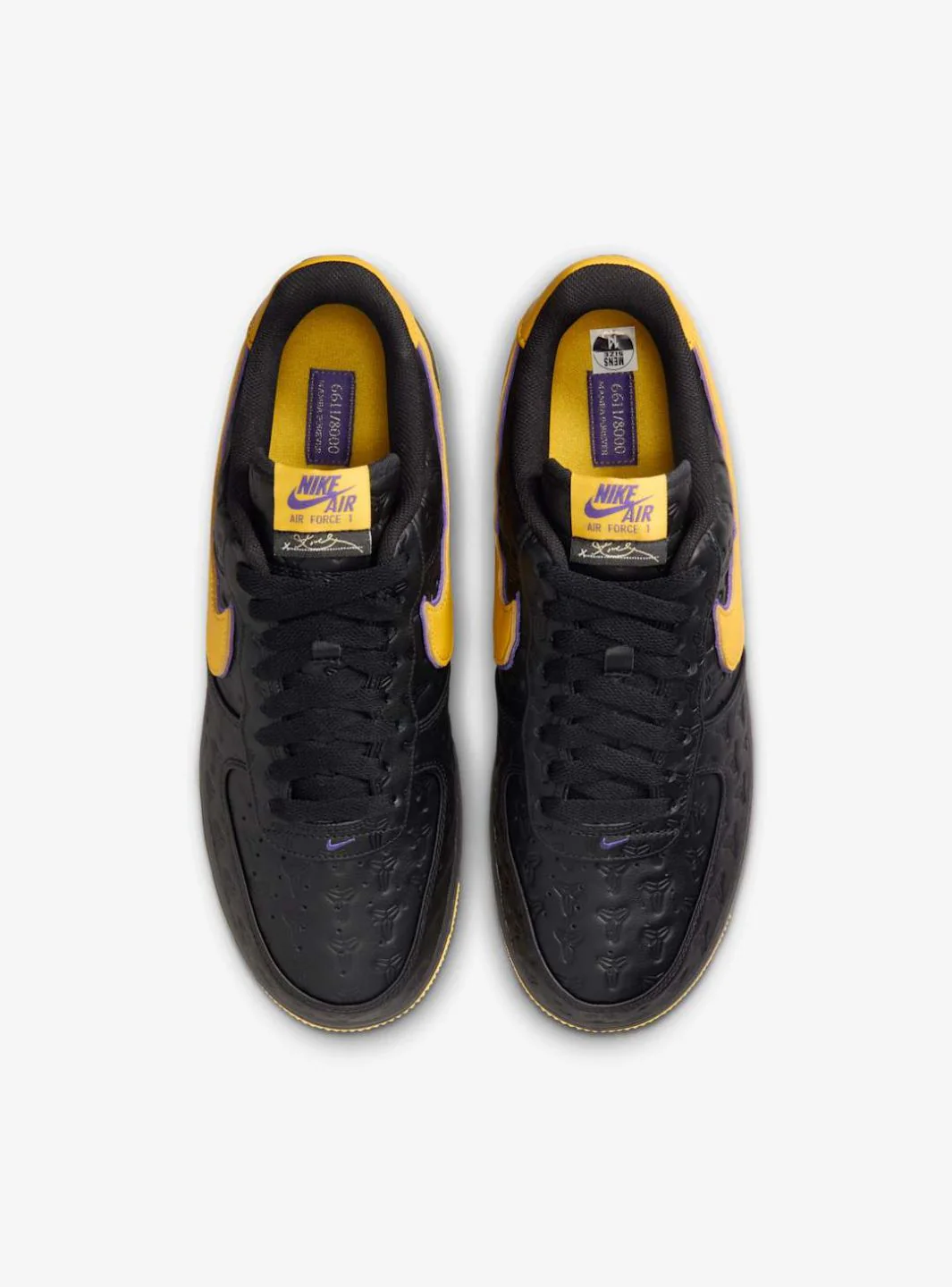 Nike Air Force 1 Low Kobe Bryant Lakers Away (Numbered Edition of 8000) - Image 4