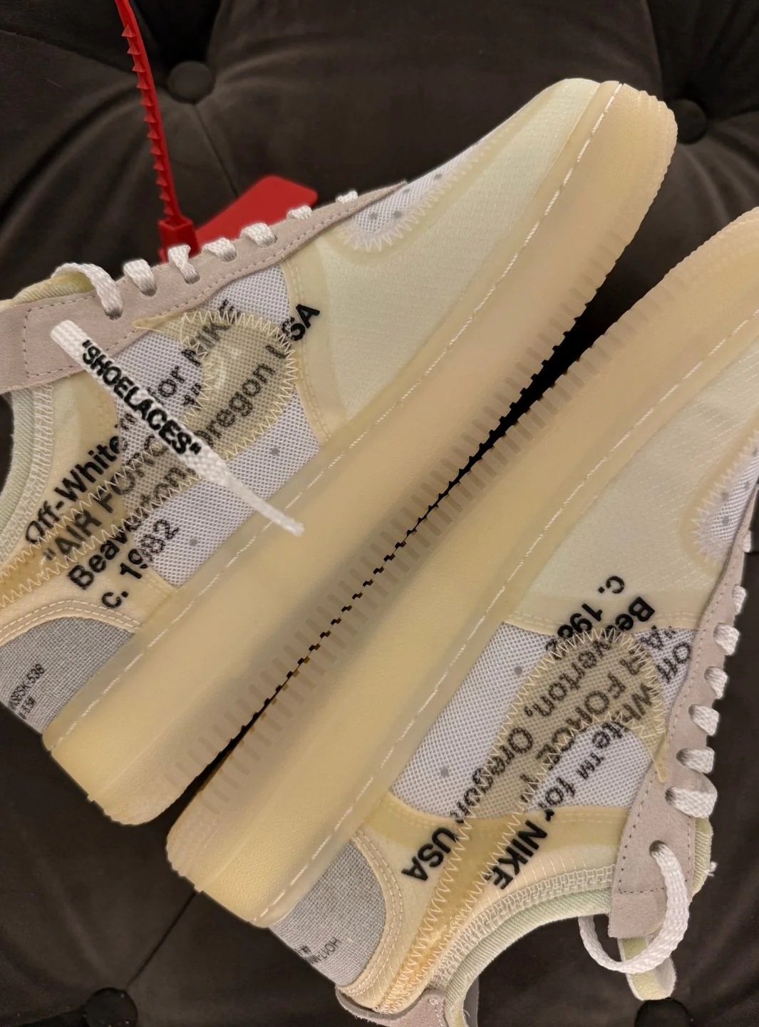 Nike Air Force 1 Low Off-White - Usato 10/10 - Image 8