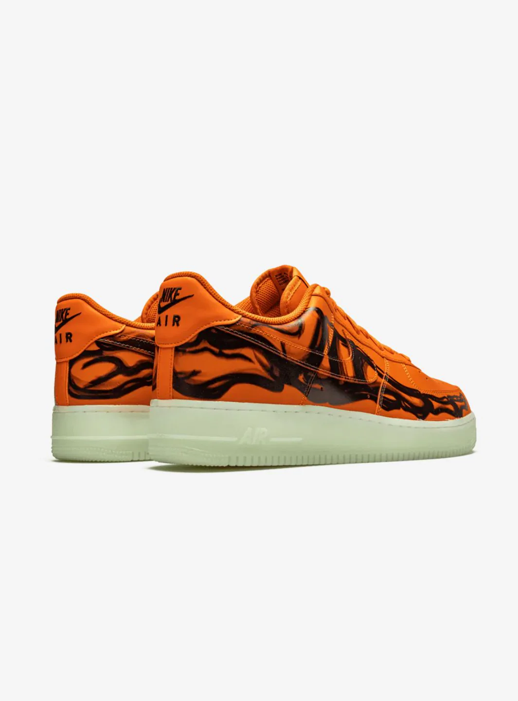 Nike Air Force 1 Low Orange Skeleton Halloween (2020) - Image 3