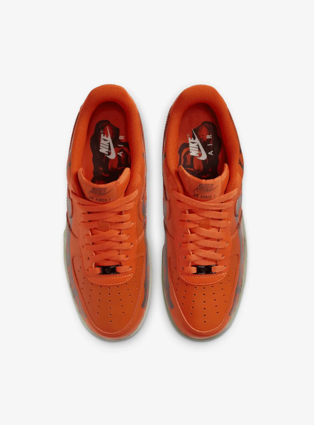Nike Air Force 1 Low Orange Skeleton Halloween (2020) - Image 5