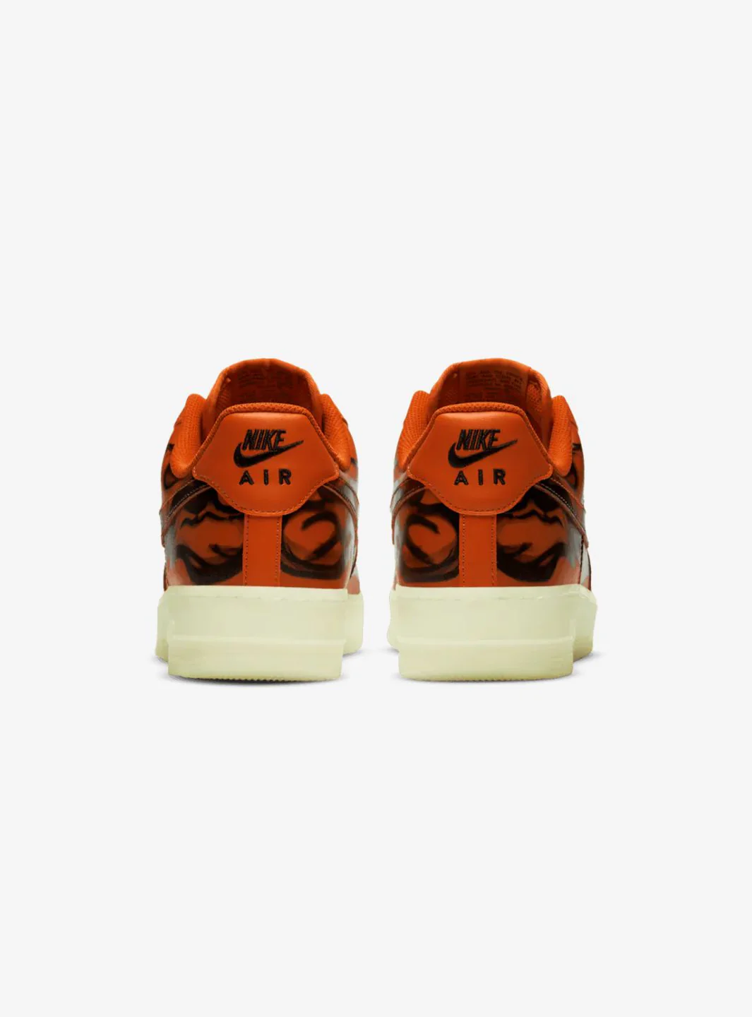 Nike Air Force 1 Low Orange Skeleton Halloween (2020) - Image 7