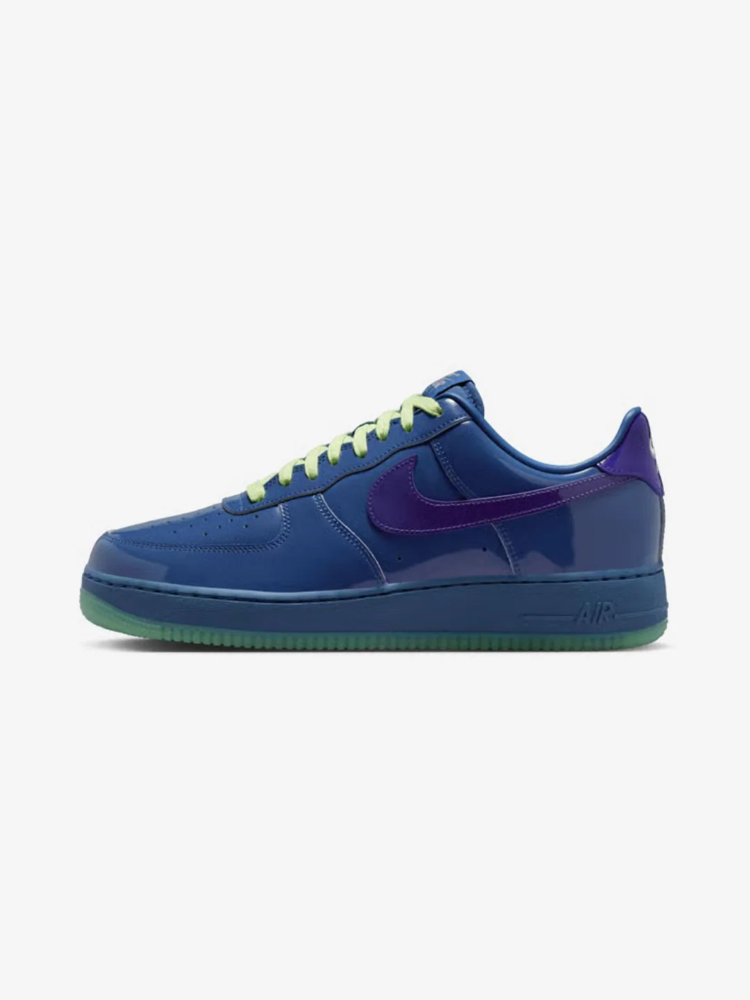 Nike Air Force 1 Low Patent Leather Mystic Navy Grape Ice