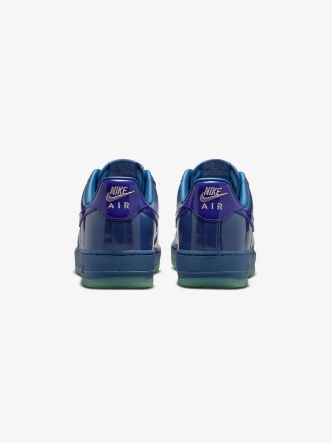 Nike Air Force 1 Low Patent Leather Mystic Navy Grape Ice - Image 6