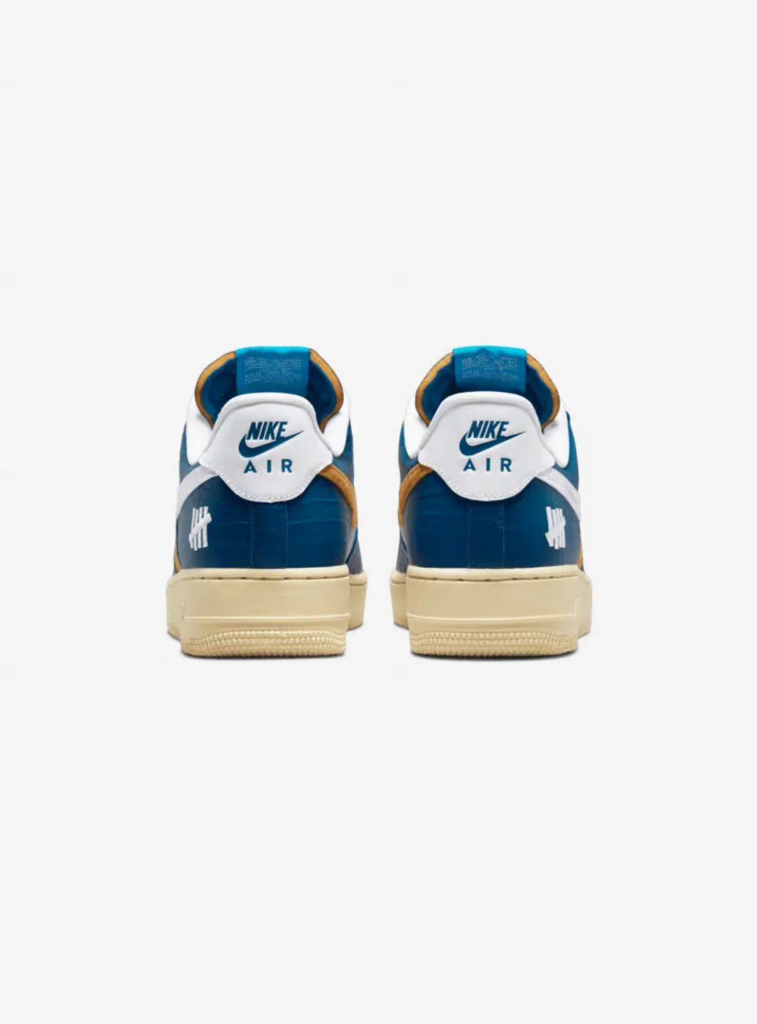 Nike Air Force 1 Low SP Undefeated 5 On It Blue Yellow Croc - Image 6