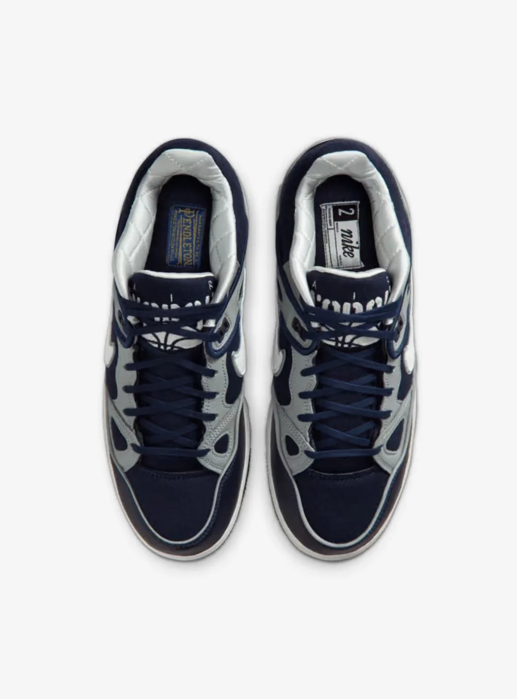 Nike Air Force 3 Low SP Nigo Pendleton College Pack Midnight Navy - Image 4