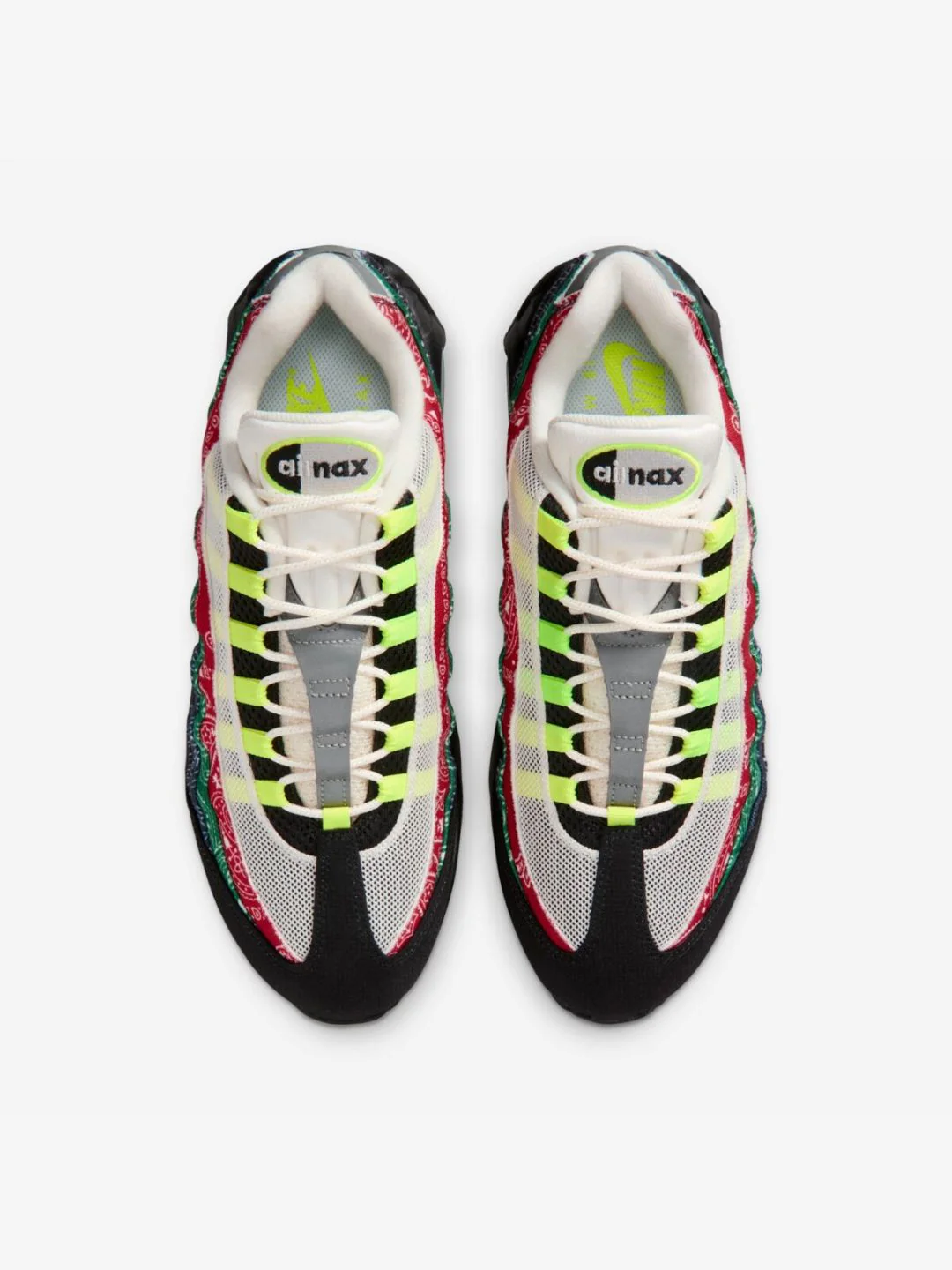 Nike Air Max 95 OG Big Bubble Neon Paisley Bandana - Image 4