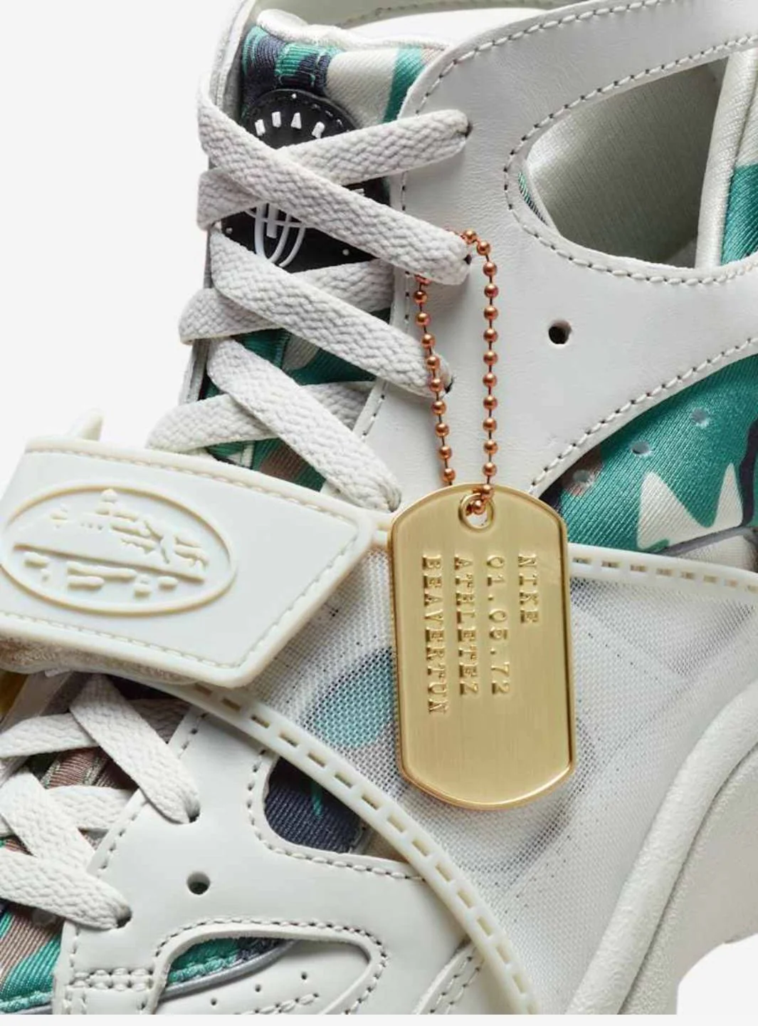 Nike Air Trainer Huarache Corteiz Light Bone - Image 7