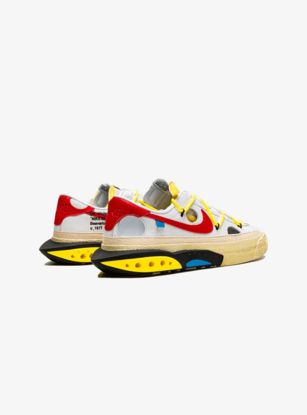 Nike Blazer Low Off-White University Red - Image 3