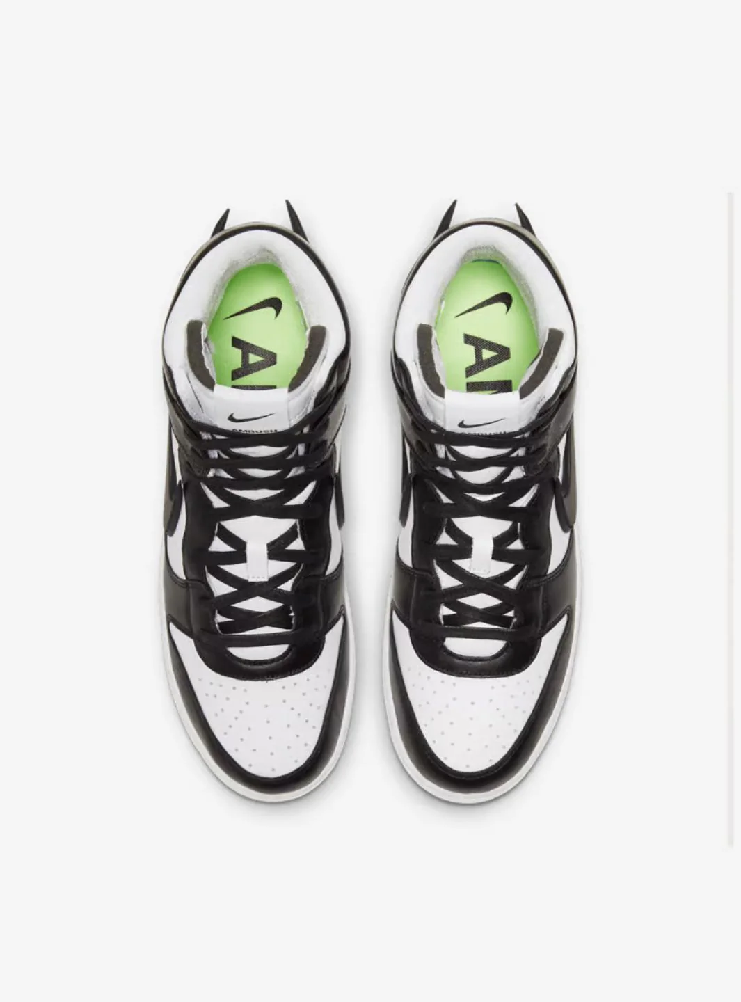 Nike Dunk High AMBUSH Black White - Image 4