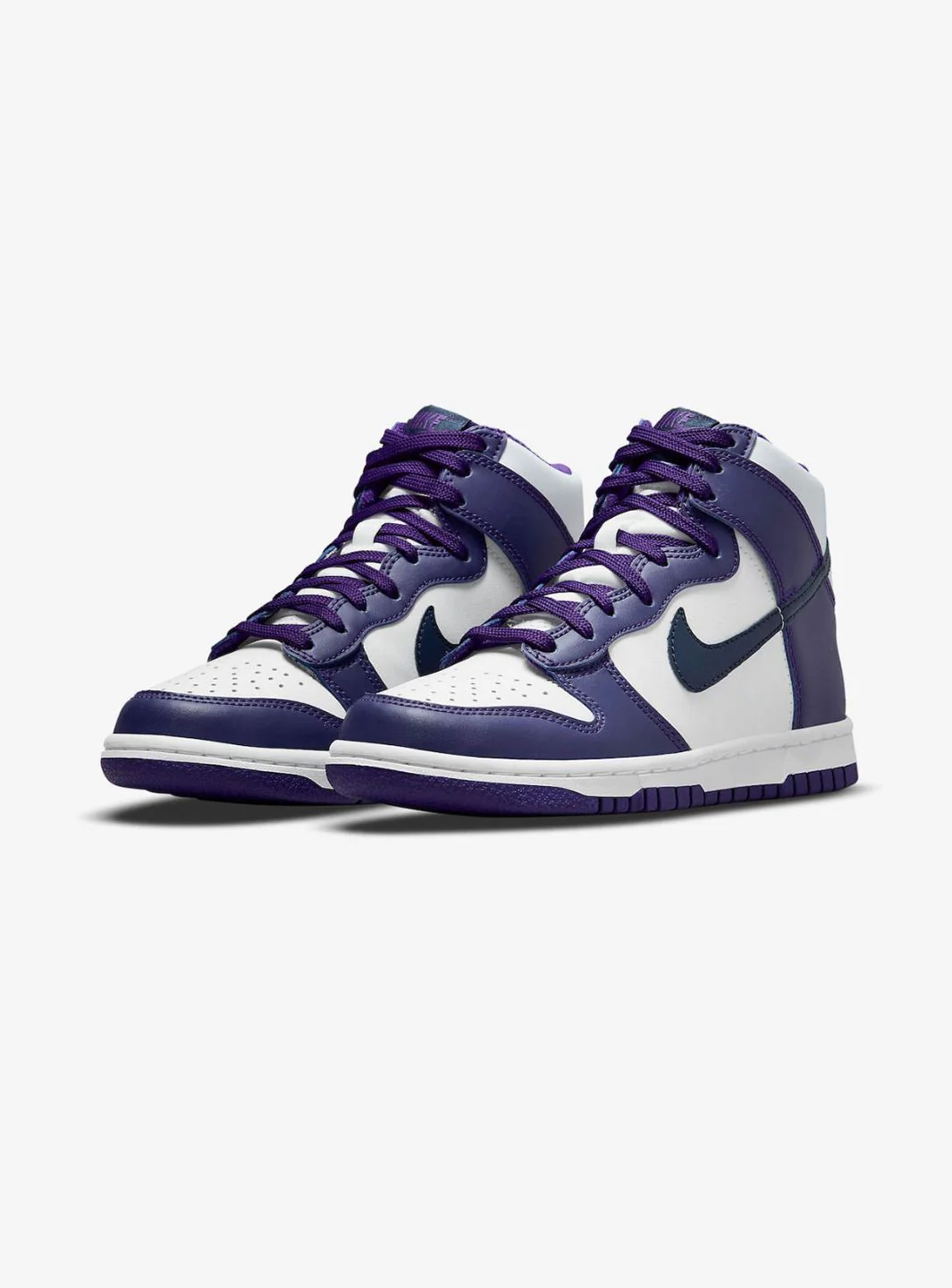 Nike Dunk High Electro Purple Midnight Navy - Image 2