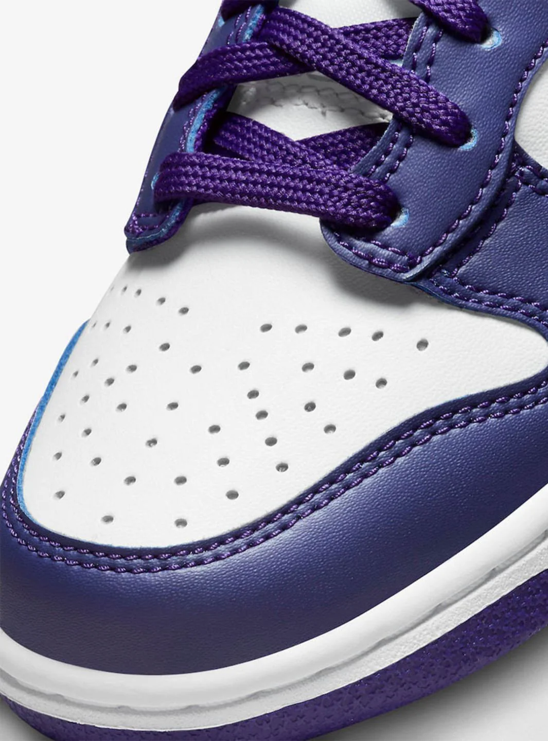 Nike Dunk High Electro Purple Midnight Navy - Image 3