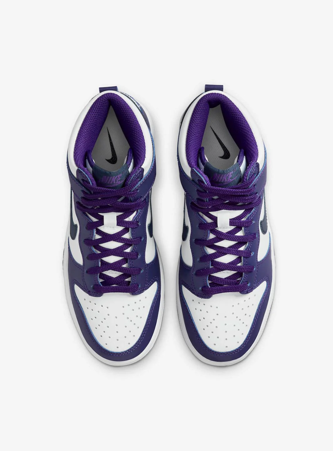 Nike Dunk High Electro Purple Midnight Navy - Image 4