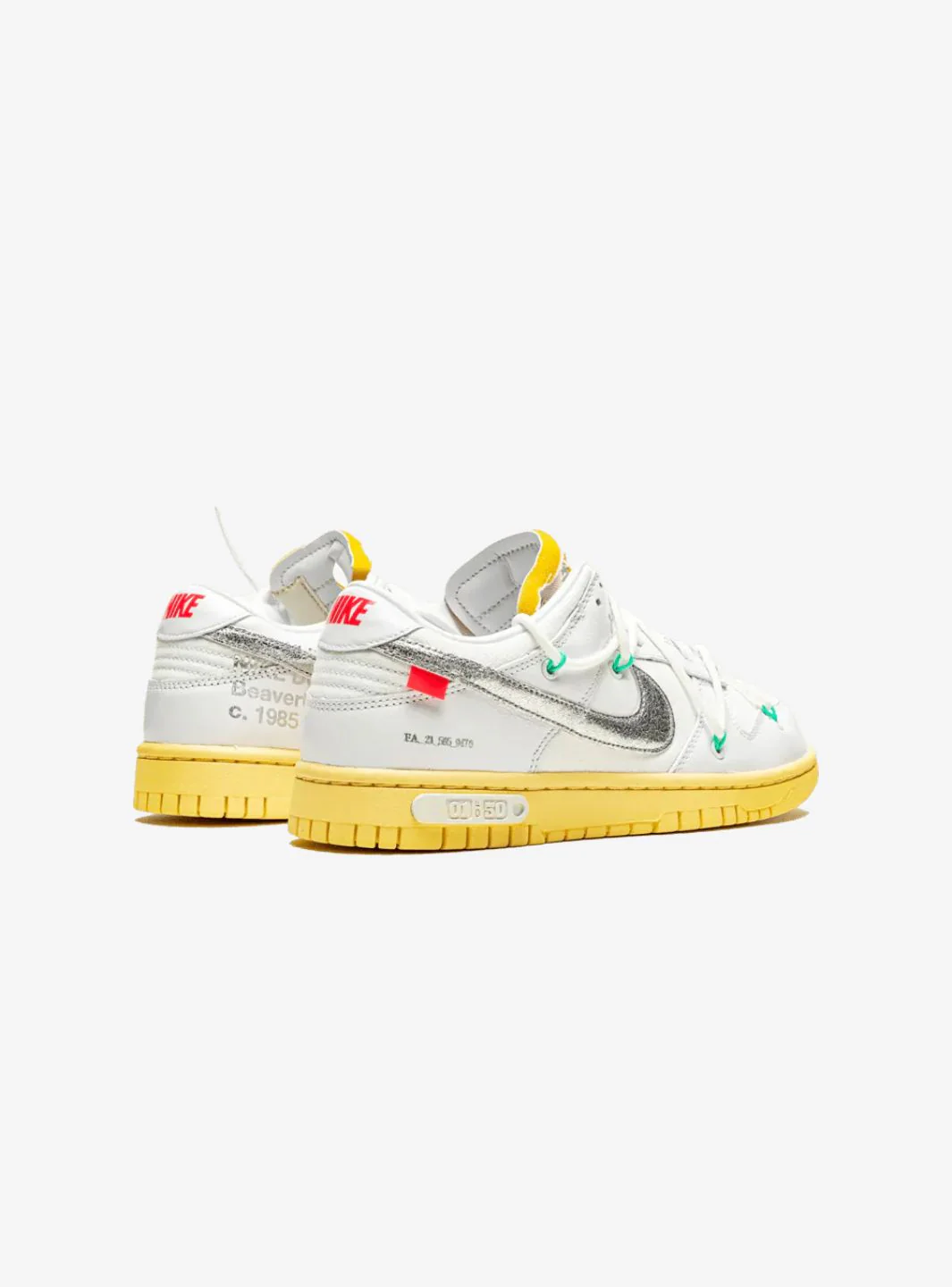 Nike Dunk Low Off-White Lot 1 - Image 3