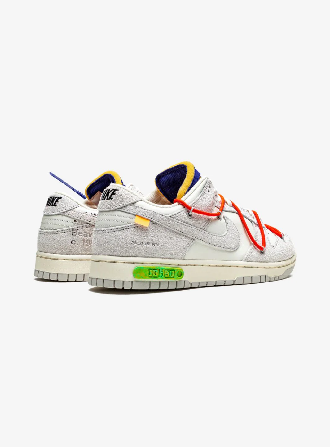 Nike Dunk Low Off-White Lot 13 - Image 3