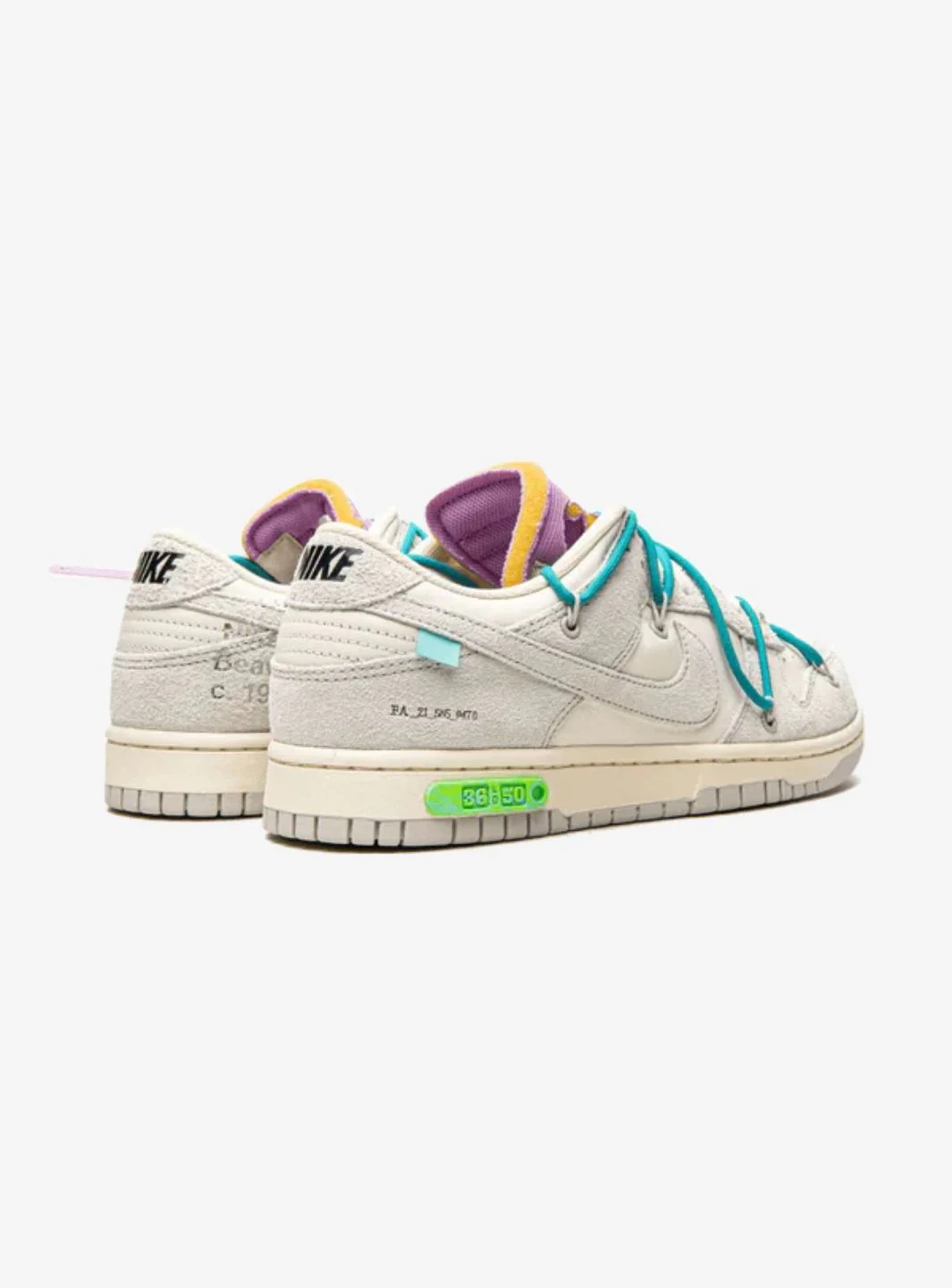 Nike Dunk Low Off-White Lot 36 - Image 3