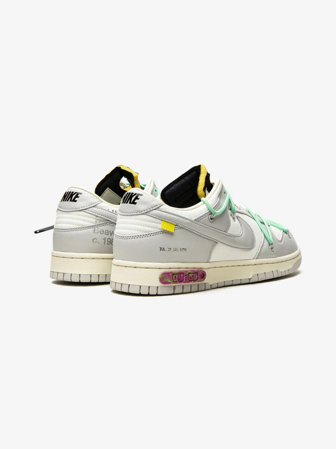 Nike Dunk Low Off-White Lot 4 - Image 3