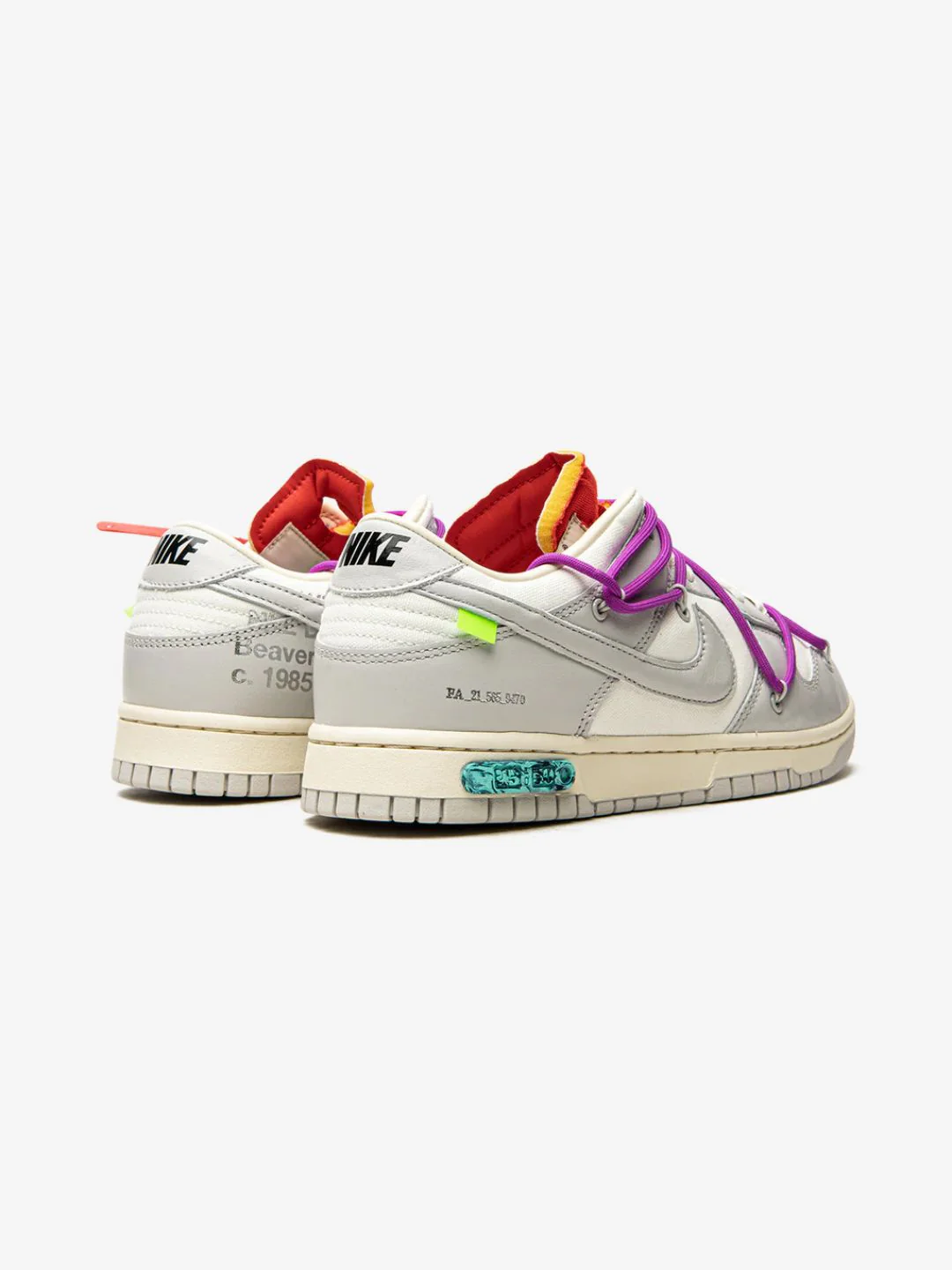 Nike Dunk Low Off-White Lot 45 - Image 3