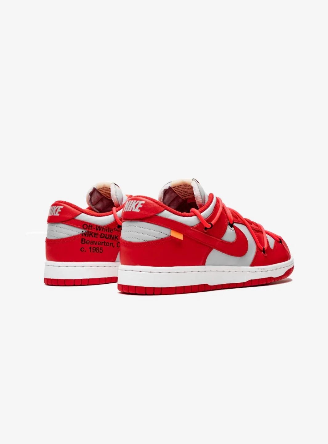 Nike Dunk Low Off-White University Red - Image 3