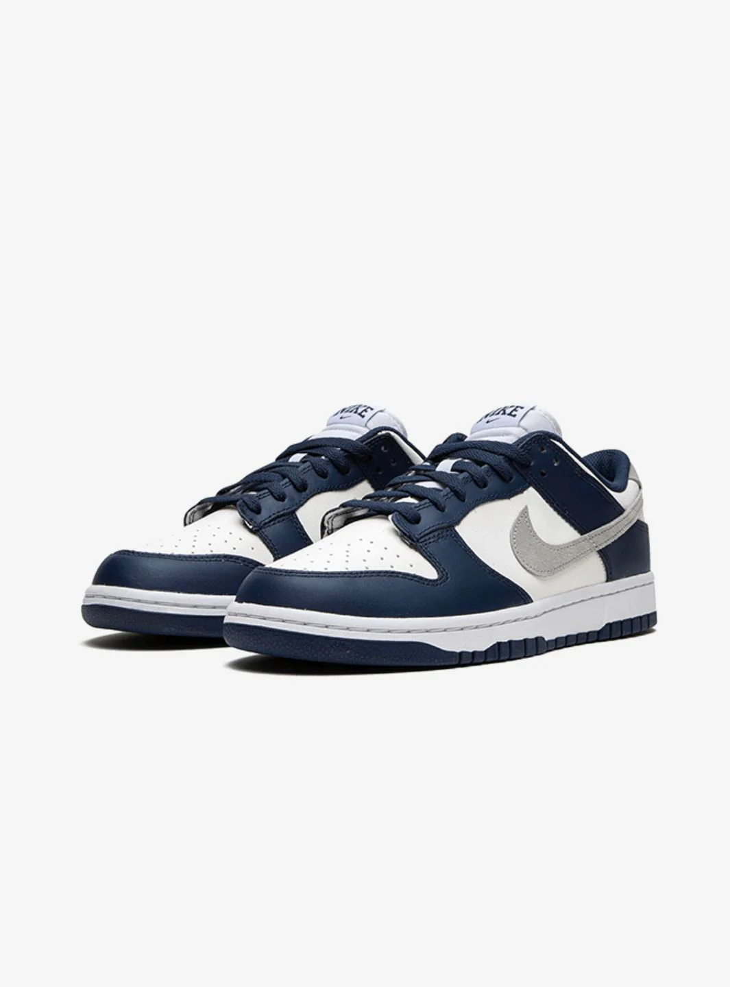 Nike Dunk Low Summit White Midnight Navy - Image 2