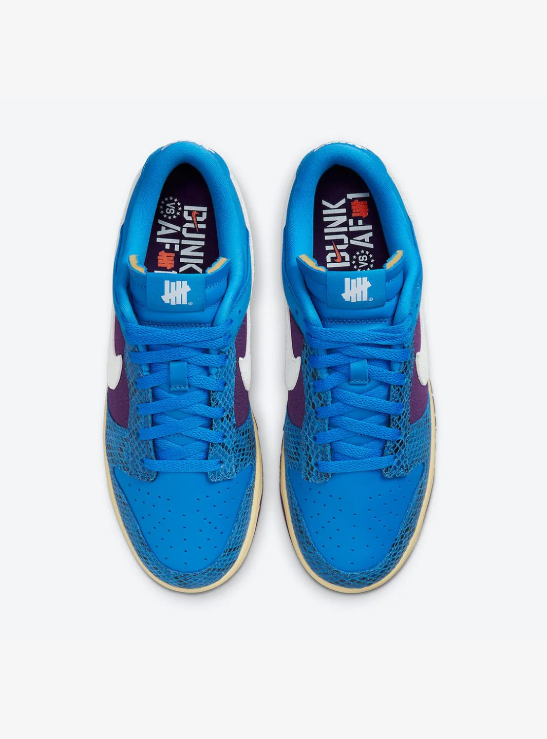 Nike Dunk Low Undefeated 5 On It Dunk vs. AF1 - Image 4