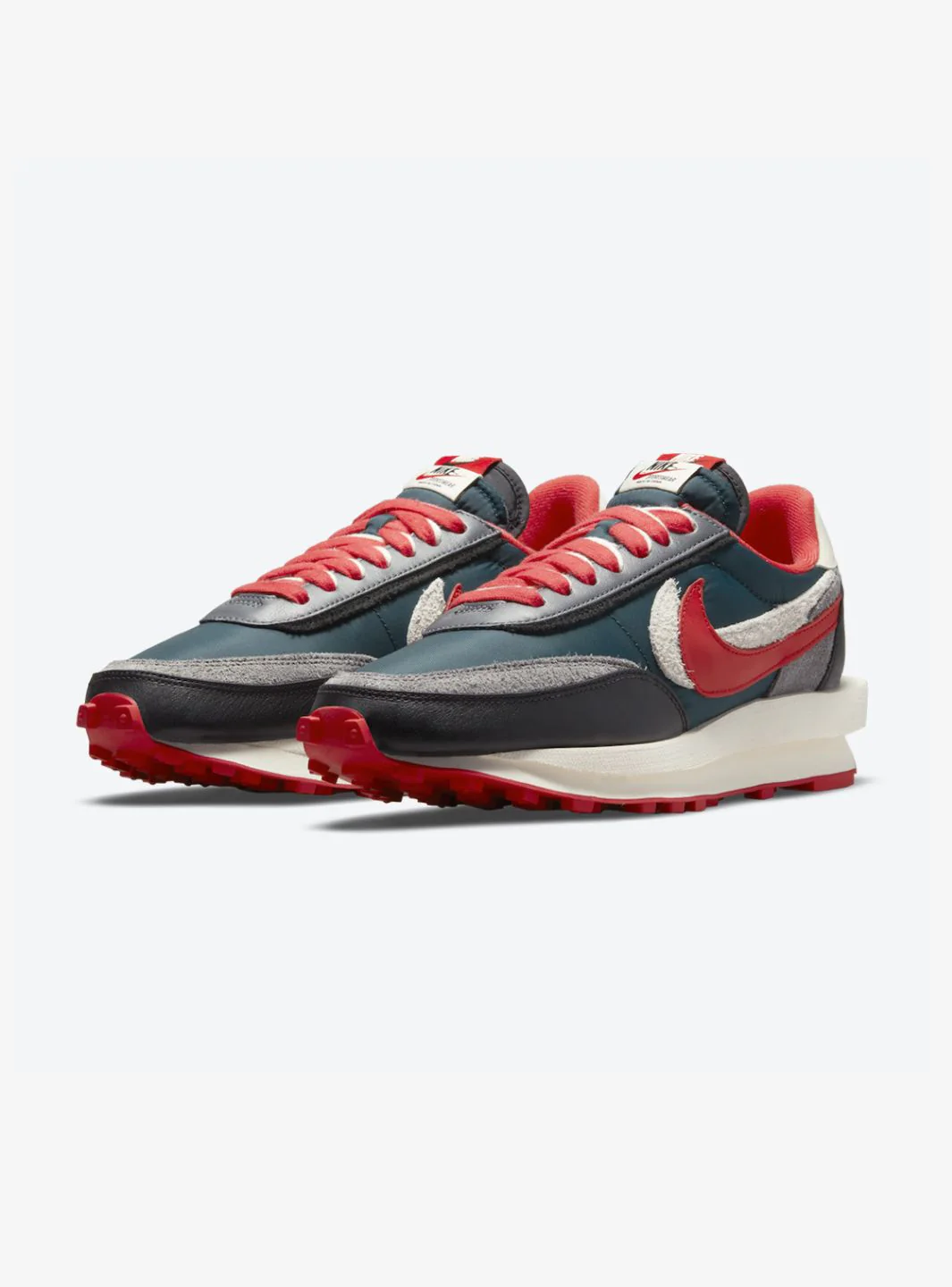 Nike LD Waffle Sacai Undercover Midnight Spruce University Red - Image 2