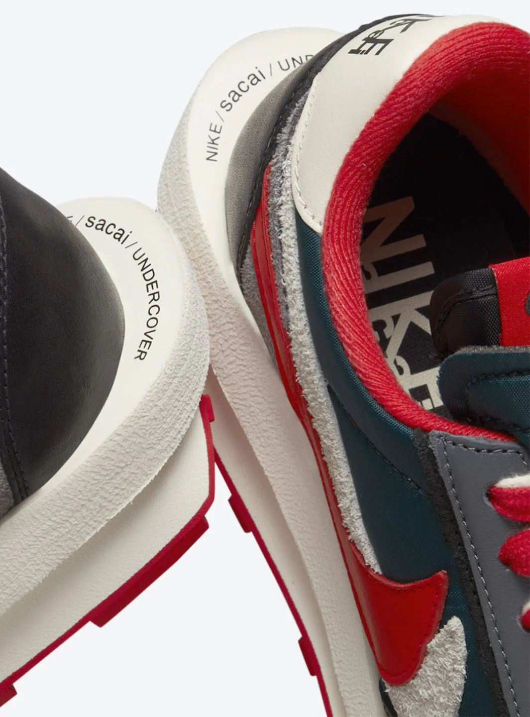 Nike LD Waffle Sacai Undercover Midnight Spruce University Red - Image 8