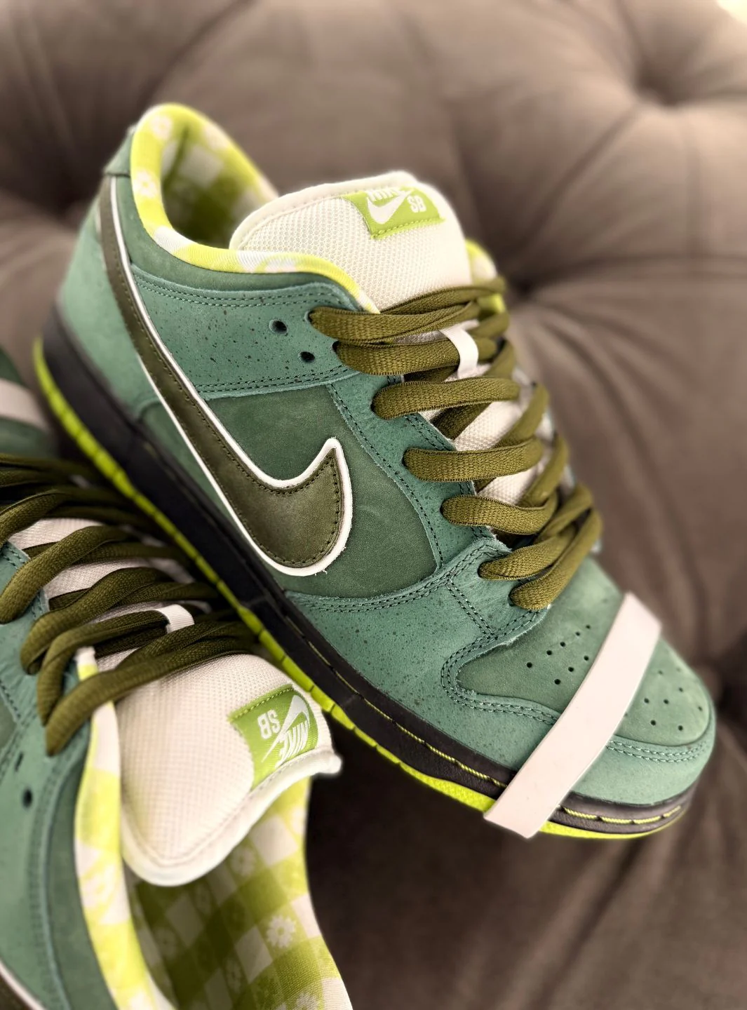 Nike SB Dunk Low Concepts Green Lobster (Special Box) - Usato 9/10 - Image 11