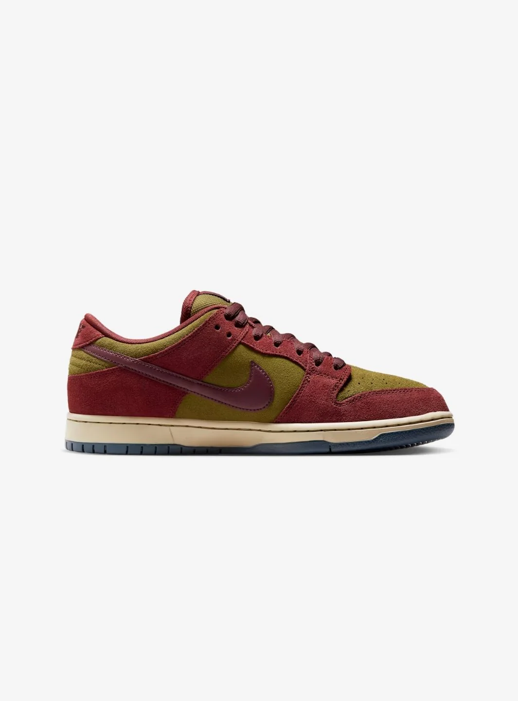 Nike SB Dunk Low Dark Team Red Olive Flak - Image 5